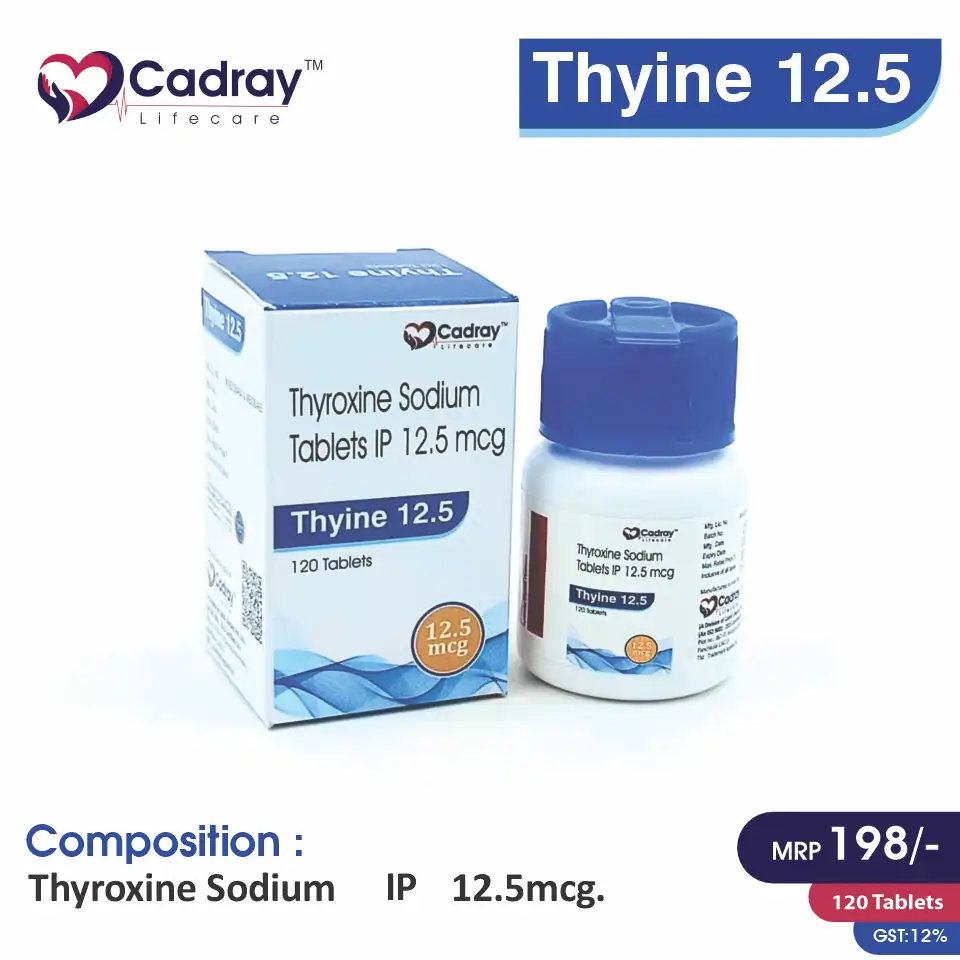 Thyroxine (Levothyroxine) 12.5 mcg Tablet | Best price for PCD Pharma Franchise | Thyroid hormone replacement